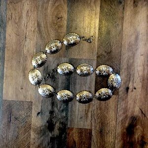 Southwest metal Concho belt